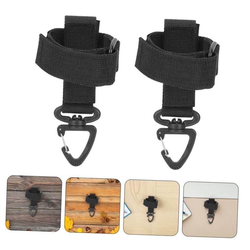 KOMBIUDA 4pcs Glove Holder Strap Durable Oxford Cloth Glove Belt