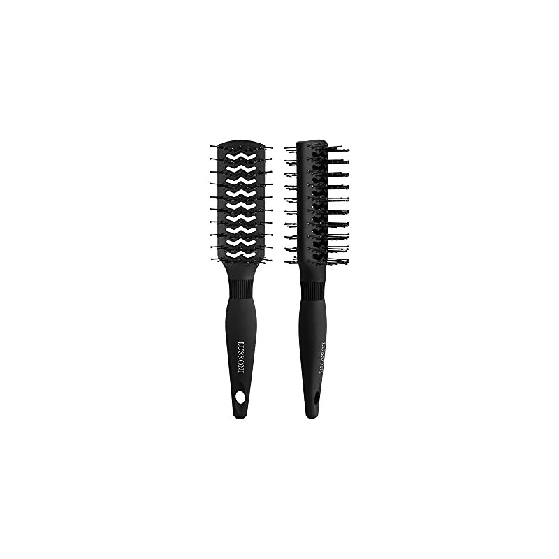 TB TOOLS FOR BEAUTY T4B LUSSONI DuoVent Brush Professional Double-Sided