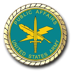 US Army Public Affairs Afghanistan Service Challenge Coin