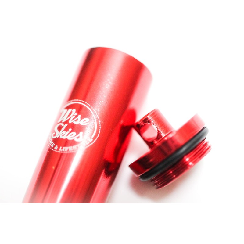 Wise Skies Metal Joint Holder Doob Tube Pink Key Ring