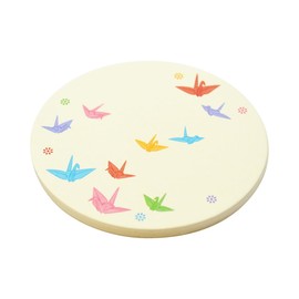 FRONTIA Coasters, Japanese Origami Crane, Disposable Coasters for Drinks, 10 Pieces, Thick Kraft Paper Bar Coasters, for Restaurant, Weddings, Birthdays Parties (6 Packs, Bulk Pack)