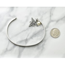 Nurse Practitioner Bracelet Stainless Steel | NP Caduceus | She Believed She Could So She Did Engraved Bracelet | Perfect Gift For Women | Perfect Gift for Birthday or Retirement