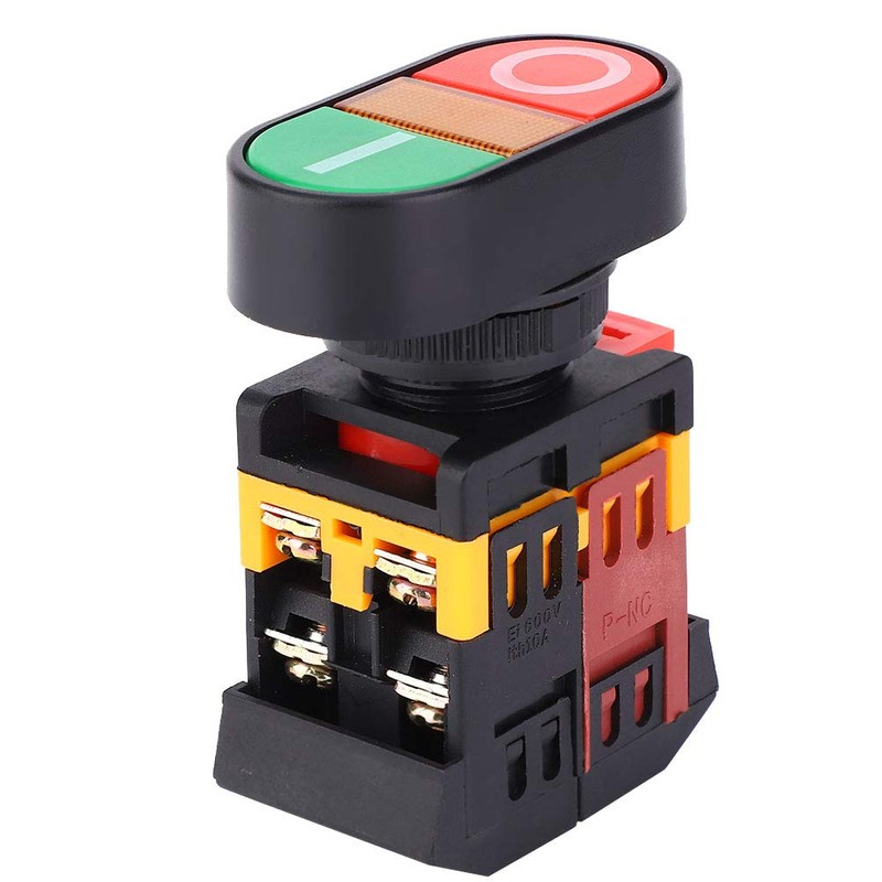 APBB-22 / 25N LED Light Double Push Button Switch NO