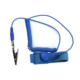 TLONiX Anti-Static Wrist Strap/Blue Adjustable Band ESD Discharge Grounding