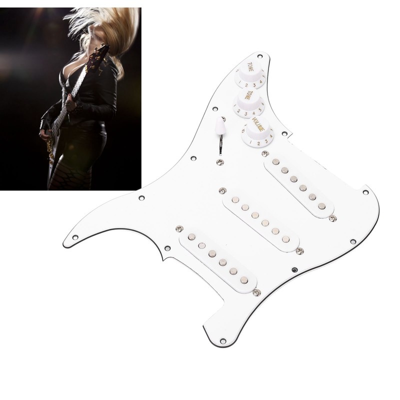 DIY Electric Guitar Kit with Prewired Loaded Pickguard Bridge System