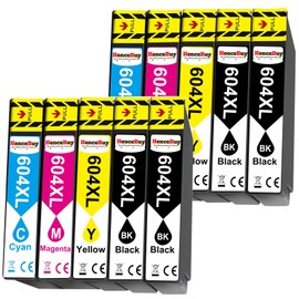 HenceBuy 604 Cartridges for Epson 604XL Multipack Printer Cartridges Compatible with Expression Home XP-2200 XP-2205 XP-3200 XP-3205 XP-4200 XP-4205 Workforce WF-2910 WF-2930 WF-2935 WF-2950 (Pack of