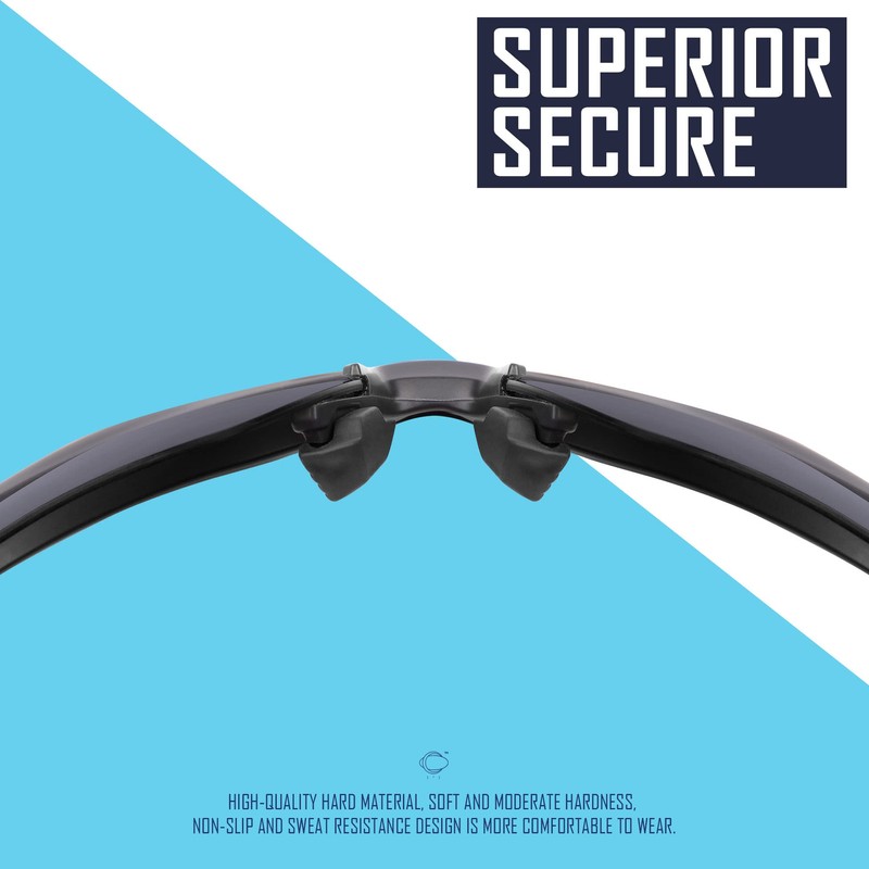 Saucer Replacement Nose Piece Pads for Oakley Mercenary OO9424 Sunglasses