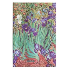 Varzi Dal 1956 Paperblanks 2024 Diary 12 Months, Mini, Horizontal, Iris by Van Gogh, Iris by Van Gogh - 9.5 x 14 - Italian version