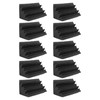 10Pcs Acoustic Foam Noise Pollution Reducing Polyurethane Sound Absorption Foam