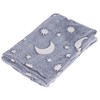 1.5x2m Luminous Blanket Double Side Flannel Star Moon Design Soft