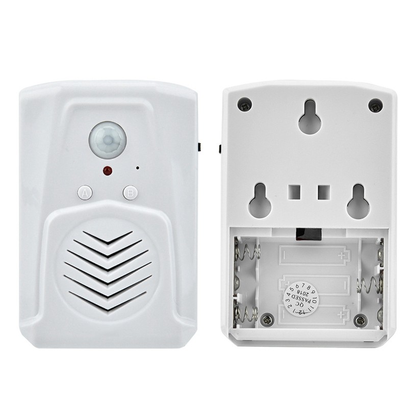 USB/Battery Powered Motion Sensor Alarm MP3 Audio Player Infrared Induction
