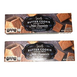 2 Packs Specially Selected - Butter Cookie Coated with Milk Chocolate