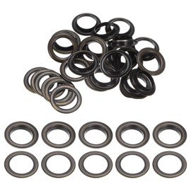 QUARKZMAN 20 Sets Eyelets with Washers 1 Inch Iron Eyelet Tool Set Mounting Material for Leather, Canvas, Fabric, DIY Crafts, Bronze
