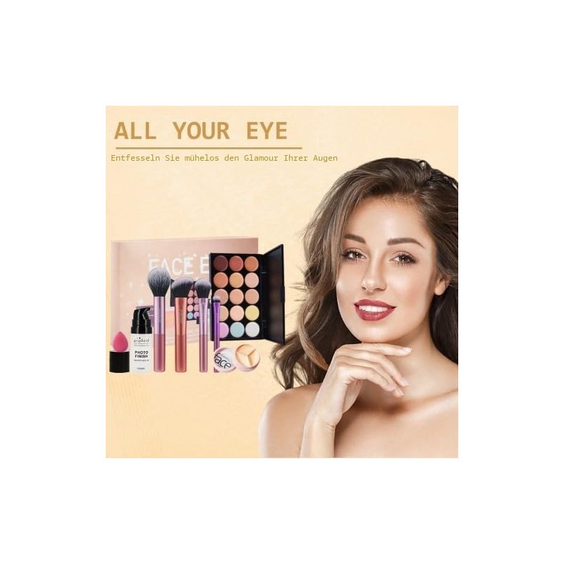 All in One Makeup Set, Face Makeup Gift Set, Complete