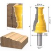 1/2in Shank Router Bit Door Window Heat Resistant Woodworking Trimming