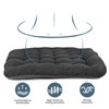 BUYUE Good Support Office Chair Cushion, Luxury Jacquard with Anti-Skid