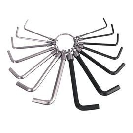 TEKTON 2500 SAE/Metric Hex Key Wrench Set, 14-Piece