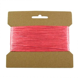 Kumihimo Satin Cord Braided Cord 25 m 1 or 2 mm Diameter Choice of Colours Pink Thickness: 2 mm
