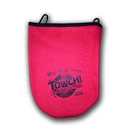 Towch® Disc Golf Towel Pouch - 3 to 5 Disc Bag - Choice of 11 Colors - (Rowdy Red)