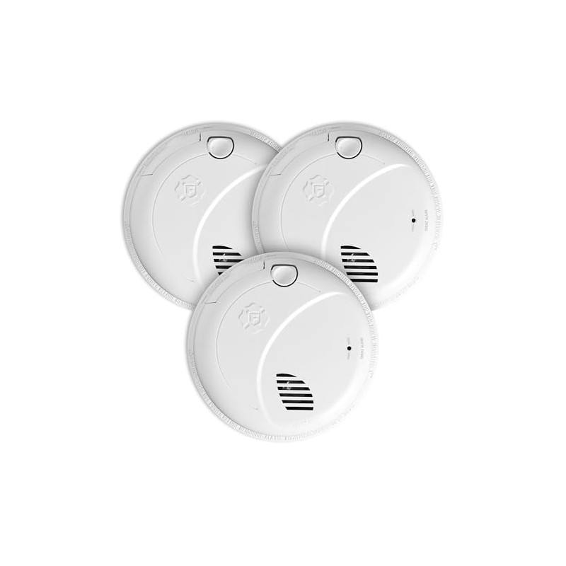 First Alert Interconnect Hardwire Smoke Alarm with Battery Backup &
