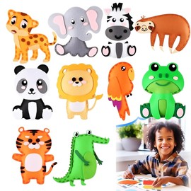 Aisamco Sewing Craft Kit for Kids,Fun and Educational Forest Animal Craft Set for Boys and Girls Age 7-12,DIY Crafting and Sewing Set for Beginners