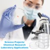 PATIKIL 100mm Plastic Petri Dishes with Lid, 12 Pcs Petri