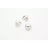 StudsAndSpikes Medium 7/16" (11mm) Silver Cone Studs - Bag of