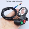 Amavoler Universal Motorcycle Horn Turn Signal Headlight Switch 7/8'' 22mm