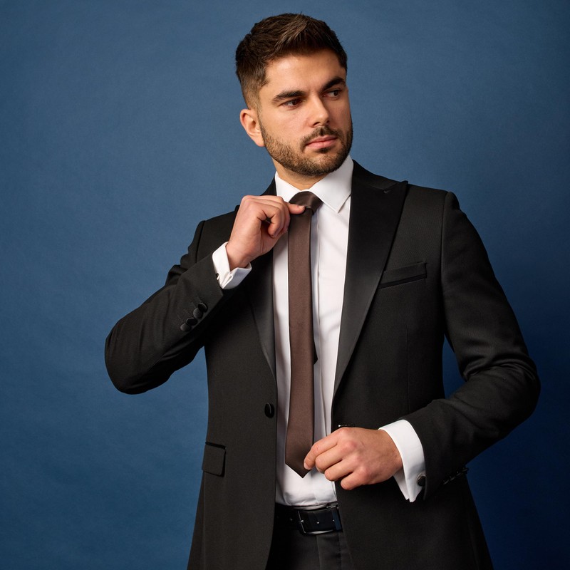 Ladeheid TMM-5 Classic Men's Tie, Matt, Perfect for Office &