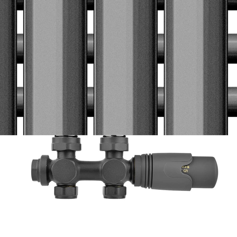 S SIENOC H-Valve Connection Set Centre Connection / Radiator Valves