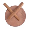 Satvik 1 Pc Handmade Sandalwood/Chandan Stick Round Rubbing Stone (Chakla)