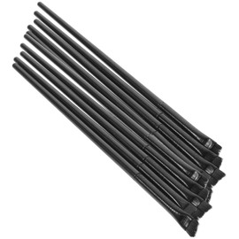 WOONEKY 12-Piece Eye Makeup Brush Set Angled Eyeliner Eyeshadow Brushes for Professional Blending Suitable for Skin Types Includes Organizer Bag