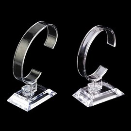 Pack of 10 Transparent Watch Holder, Watch Display Stand Holder, Watch Stand Transparent, for Home or Store Use