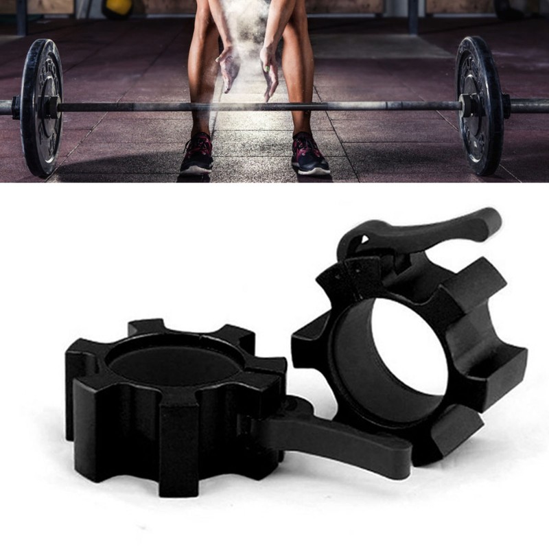 2PCS 50mm Barbell Collar Lock Aluminum Alloy Quick Release Locks