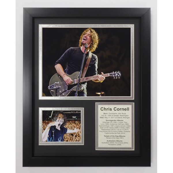 Legends Never Die Chris Cornell - Framed 12"x15" Double Matted Photos, Inc.