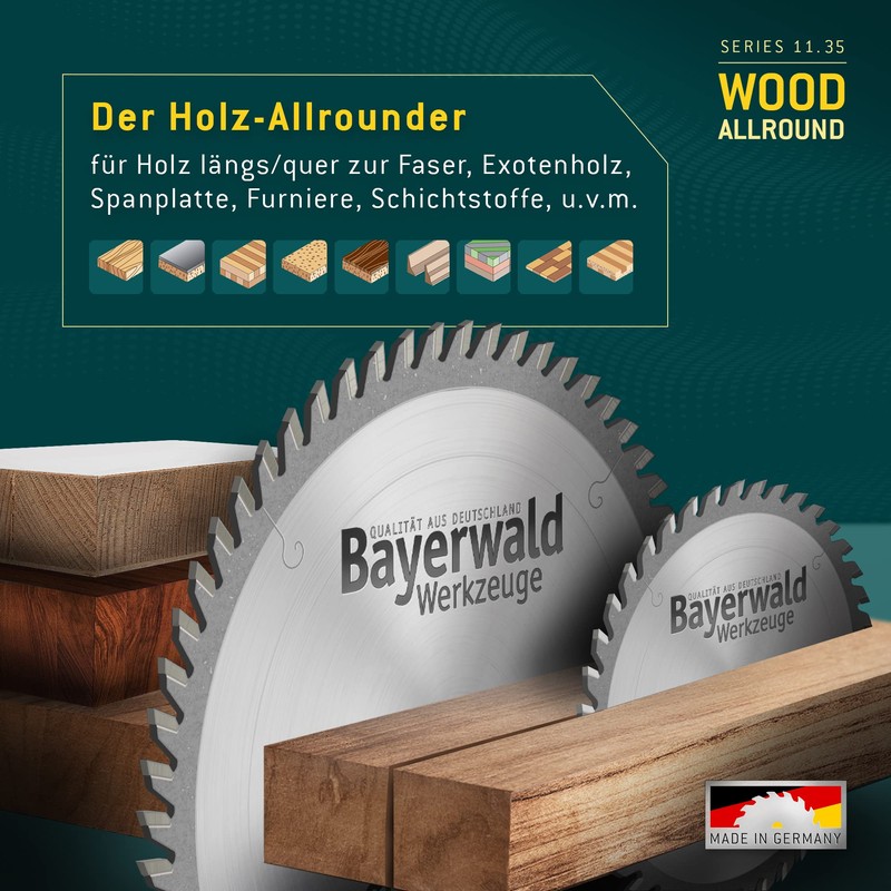 Bayerwald - HM Circular Saw Blade for Wood - Diameter