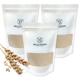 Hello Green Domestic Roasted Rice Bran Powder 1kgX3 (Pack) Total 3kg Fine Rice Bran Powder / 헬로우그린 국내산 볶은 미강 가루 1kgX3(팩) 총3kg 고운 쌀겨가루