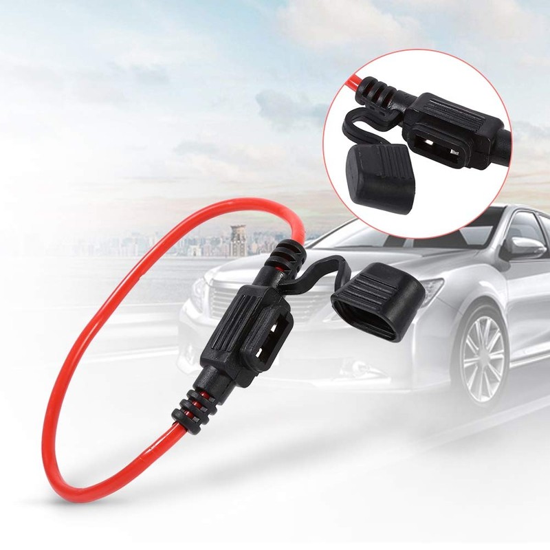 Car Inline Fuse Holder, Inline Mini Blade Fuse Holder with