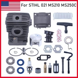 For STIHL 42.5mm Cylinder Piston Tune Up Kit for STIHL MS250 MS230 025 023 021 MS210 Saw