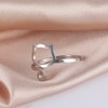 Dreamtimes Snake Rings Adjustable Ring for Women Fox Ring Stainless