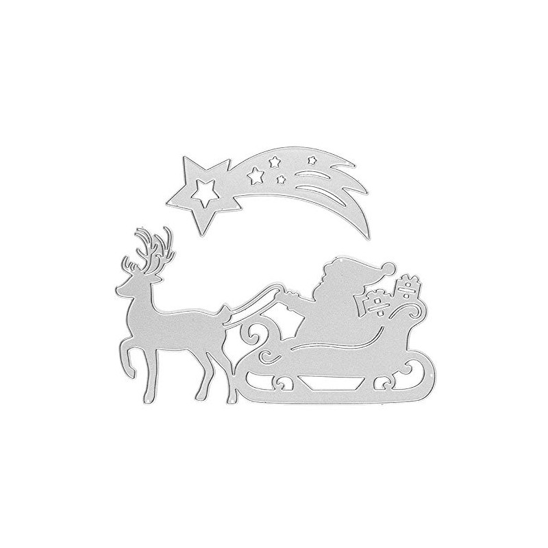 Ideen mit Herz Cutting Dies | Santa with Sleigh |