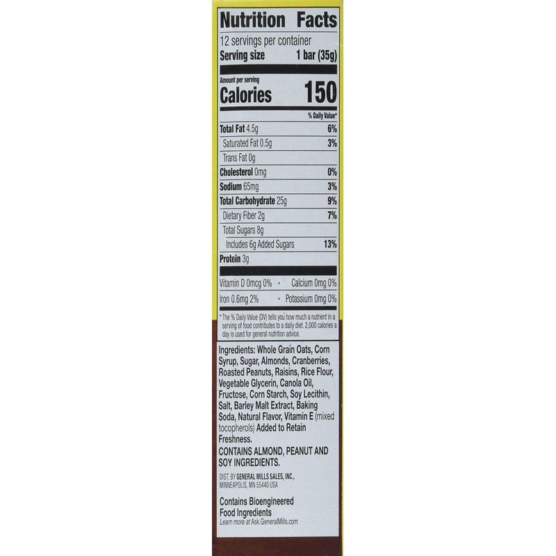 Nature Valley Chewy Fruit and Nut Granola Bars, Trail Mix