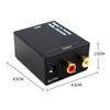 Optical Coaxial Toslink Digital to Analog Audio Converter Adapter L/R