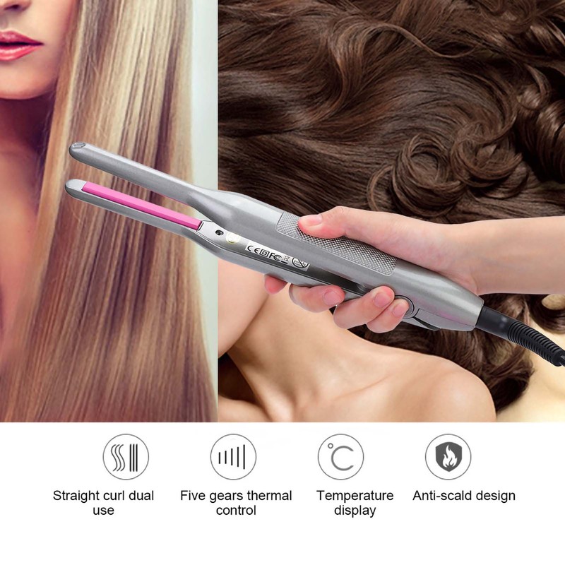 Unisex Portable Electric Adjustable Temperature Curler Hair Straightener Hair Styling