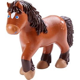 HABA Little Friends 306154 Horse Kiara, Bending Dolls & Animals from 3 Years, Brown