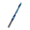 Single Flute Cutter Tungsten Steel Spiral End Mill Straight Shank