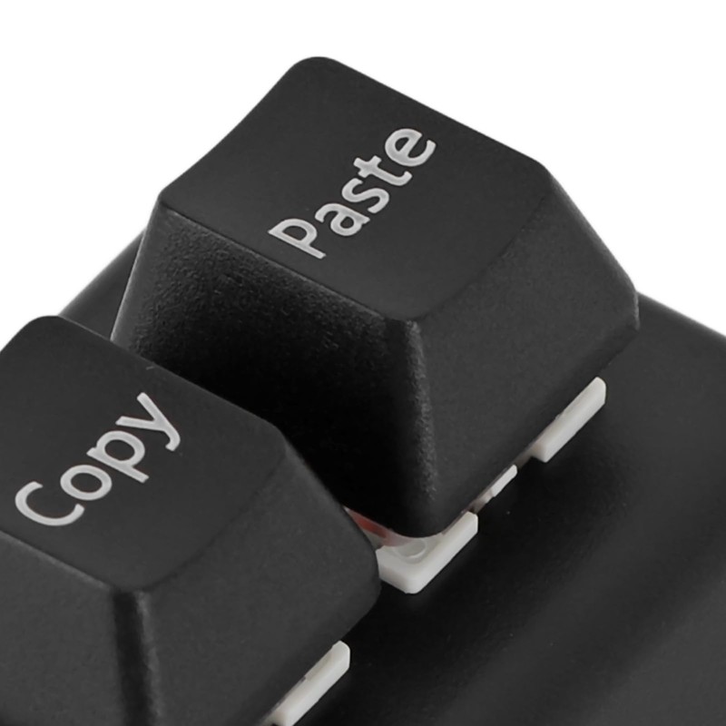 Programmable Keypad, Copy Paste Keypad, 2 Keys Copy Paste Red