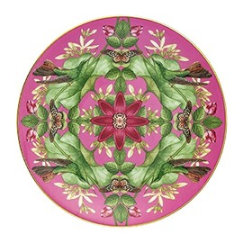【Official Import】Wedgwood Wonderlust Pink Lotus Plate Dish, 7.9 inches (20 cm), Wedding Gift Present 1057260