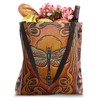DRAGONFLY -LEATHER-BAG Sunflower Hippie Tote Bag