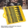 35Pcs Screwdriver Bit Set Magnetic S2 Steel 1/4in Hex Shank